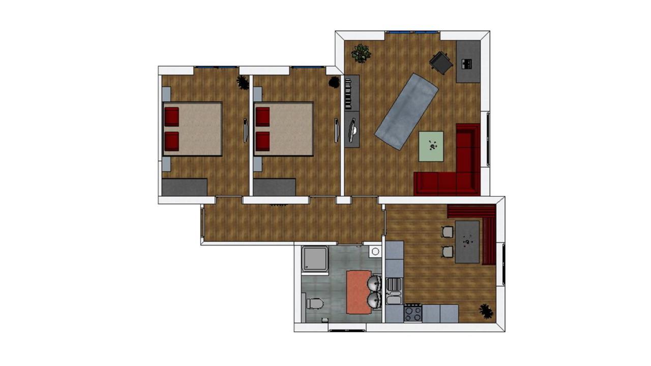 Pension Appartement Lanzer Moosburg Eksteriør billede